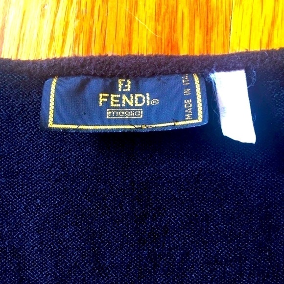 Fendi Rare Vintage Extra Fine Wool Sweater - Picture 4 of 7